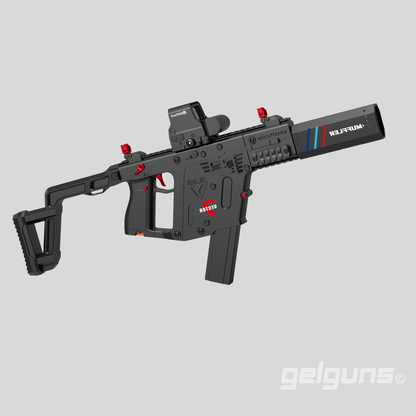 Vector Leuchtender Gelblaster